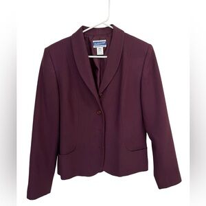Purple Pendleton Wool Vintage Blazer 10